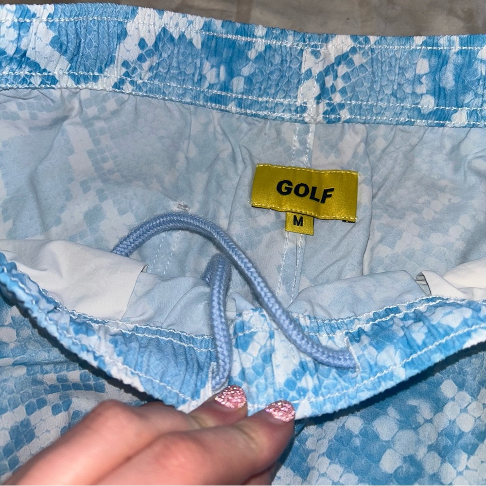 Men’s Golf Wang Snakeskin Board Shorts - Picture 2 of 4